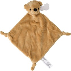 Doudou Personnalisé en Polyester Doux et Sécure - Ameila Matières : polyester Couleurs : brun impression haute définition