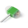 Taille-crayon multifonction personnalisé avec gomme - Pauline Matières : polystyrène (PS) Couleurs : vert clair personnalisation