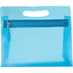 Pochette Cosmétique Éco-responsable en PVC - Clyde Matières : plastique Couleurs : bleu clair