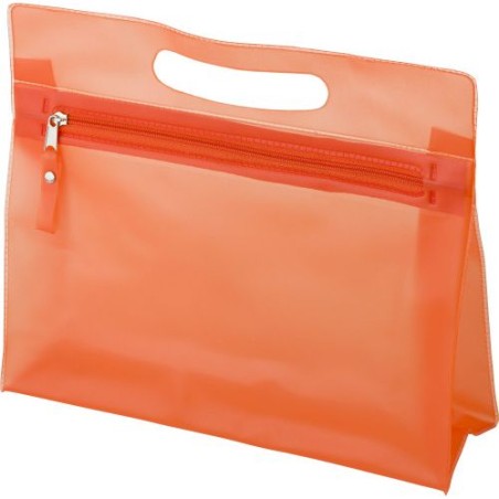Pochette Cosmétique Éco-responsable en PVC - Clyde Matières : plastique Couleurs : bleu clair accessoire événementiel unique