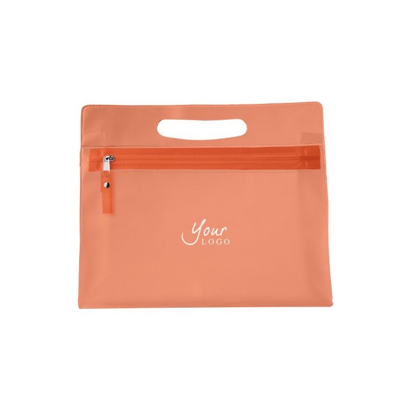 Pochette Cosmétique Éco-responsable en PVC - Clyde Matières : plastique Couleurs : naturel livraison express 24h 48h