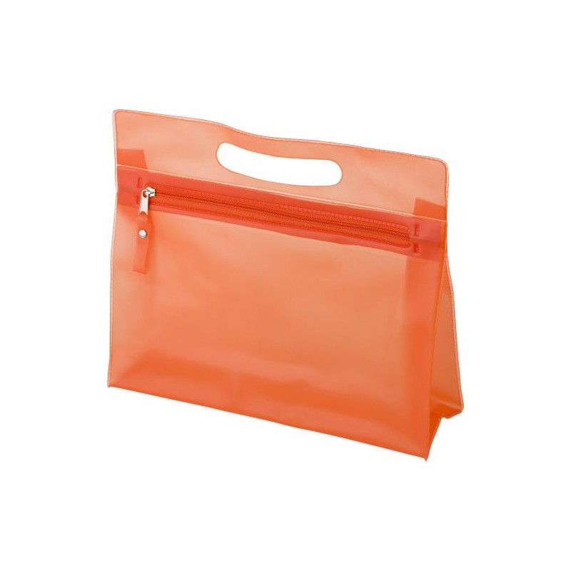 Pochette Cosmétique Éco-responsable en PVC - Clyde Matières : plastique Couleurs : naturel goodies entreprise design