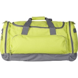 Sac de sport personnalisé en polyester pratique Lorenzo Matières : polyester Couleurs : vert citron