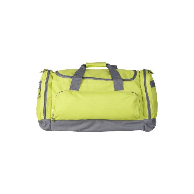 Sac de sport personnalisé en polyester pratique Lorenzo Matières : polyester Couleurs : vert citron
