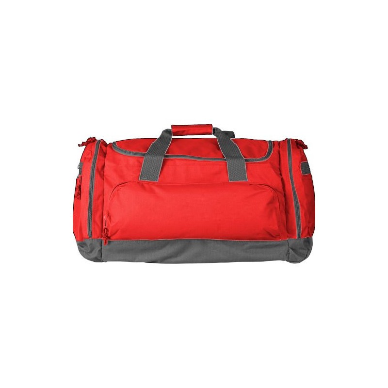 Sac de sport personnalisé en polyester pratique Lorenzo Matières : polyester Couleurs : rouge livraison express 24h 48h