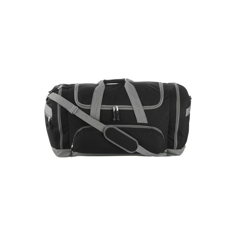 Sac de sport personnalisé en polyester pratique Lorenzo Matières : polyester Couleurs : rouge marquage couleur éclatante