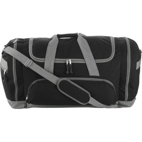 Sac de sport personnalisé en polyester pratique Lorenzo Matières : polyester Couleurs : rouge marquage couleur éclatante