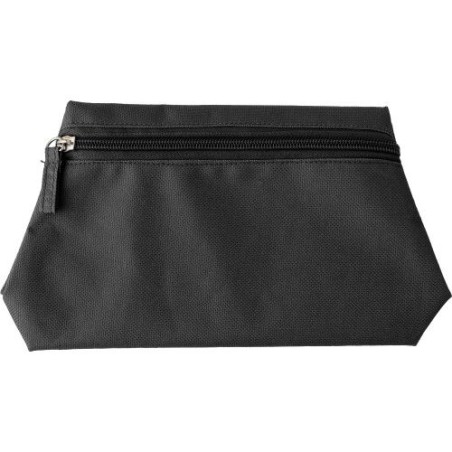 Trousse de toilette personnalisée en polyester Bonnie Matières : polyester Couleurs : noir
