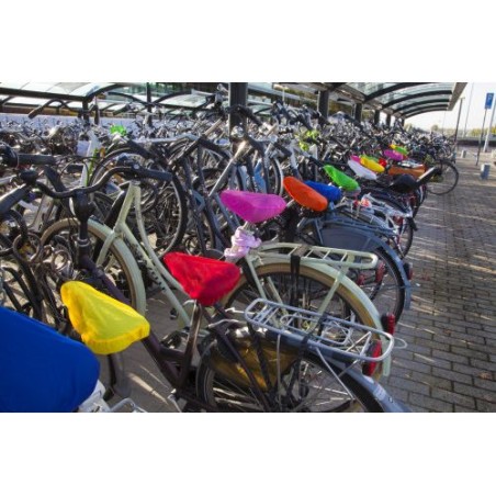 Couvre-selle Personnalisé en Polyester - Accessoire Vélo Xander Matières : polyester Couleurs : orange personnalisation rapide e