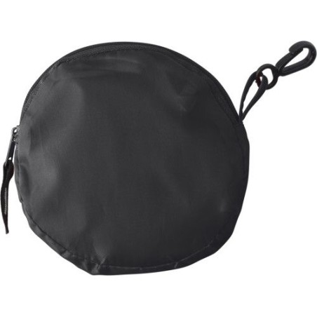 Sac pliable personnalisé de shopping Miley Matières : polyester Couleurs : noir goodies publicitaire événementiel