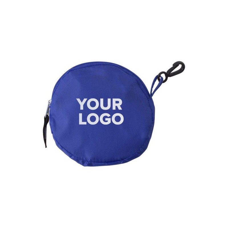 Sac pliable personnalisé de shopping Miley Matières : polyester Couleurs : noir livraison express 24h 48h
