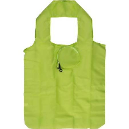 Sac pliable personnalisé de shopping Miley Matières : polyester Couleurs : noir impression logo haute qualité