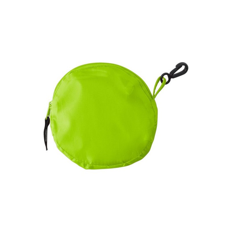 Sac pliable personnalisé de shopping Miley Matières : polyester Couleurs : noir personnalisation sur mesure