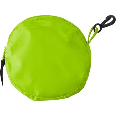 Sac pliable personnalisé de shopping Miley Matières : polyester Couleurs : noir personnalisation sur mesure
