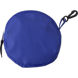 Sac pliable personnalisé de shopping Miley Matières : polyester Couleurs : bleu personnalisable avec votre logo