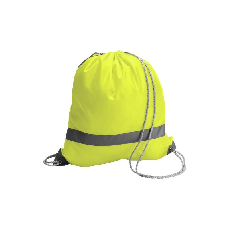 Sac à dos personnalisé de sécurité - Sylvie Matières : polyester Couleurs : jaune accessoire événementiel unique