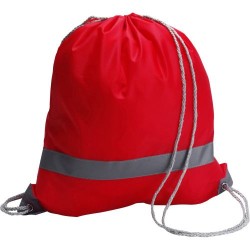 Sac à dos personnalisé de sécurité - Sylvie Matières : polyester Couleurs : rouge personnalisable avec votre logo