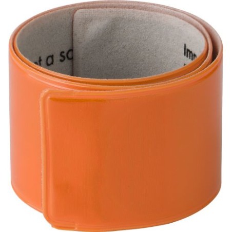 Bracelet personnalisé fluorescent Henry Matières : velours Couleurs : orange