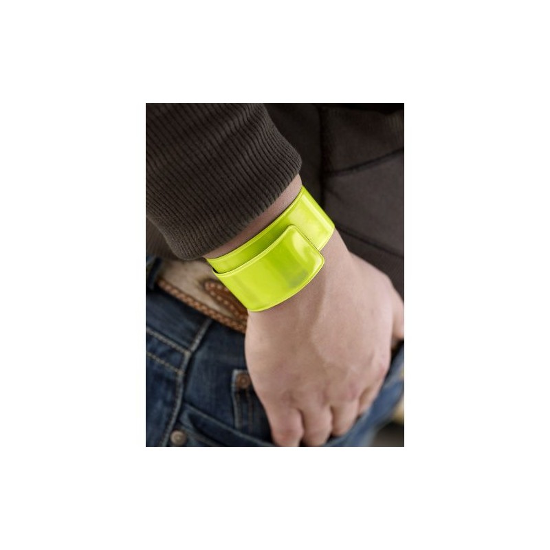 Bracelet personnalisé fluorescent Henry Matières : velours Couleurs : orange cadeau client original