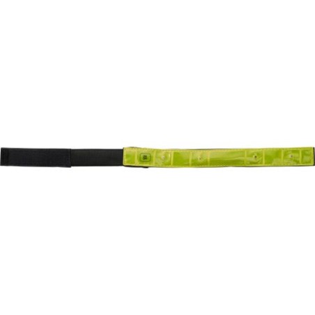 Bracelet publicitaire fluorescent LED - Anni Matières : nylon Couleurs : jaune