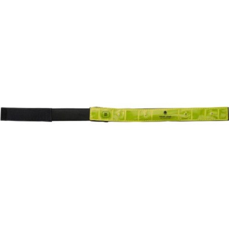 Bracelet publicitaire fluorescent LED - Anni Matières : nylon Couleurs : jaune personnalisable avec votre logo