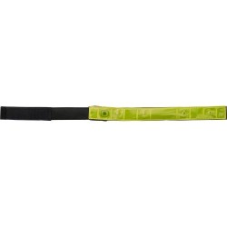 Bracelet publicitaire fluorescent LED - Anni Matières : nylon Couleurs : jaune marquage laser ultra précis