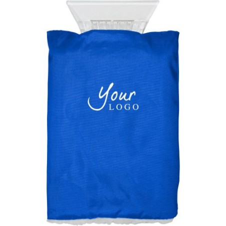 Gant gratte-neige personnalisé pas cher - Doris Matières : polyester Couleurs : bleu cobalt objet publicitaire robuste