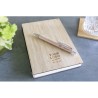 Stylo bille  et élégant en bois personnalisé - Marissa Matières : cuivre Couleurs : brun marquage laser ultra précis