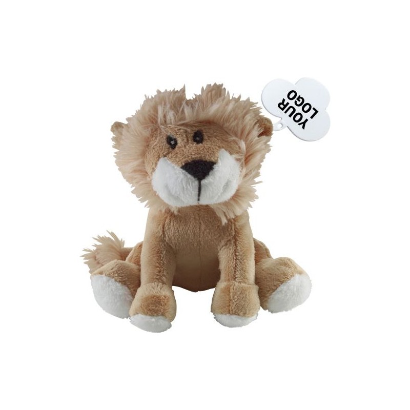 Peluche Éco-responsable Lion Personnalisée - Frank Matières : polyester Couleurs : brun