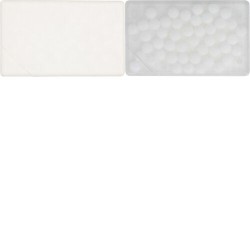 Boîte personnalisée en plastique contenant des bonbons menthe sans sucre - Judith Matières : plastique Couleurs : naturel 2