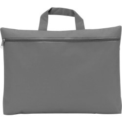 Sacoche en polyester personnalisée pour congrès - Elfrieda Matières : polyester Couleurs : gris
