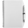 Carnet A5 à spirale personnalisé Solana idéal pour le bureau Matières : métal Couleurs : blanc goodies publicitaire événementiel