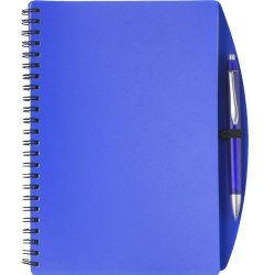Carnet A5 à spirale personnalisé Solana idéal pour le bureau Matières : métal Couleurs : rouge personnalisation rapide en France