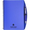 Carnet A5 à spirale personnalisé Solana idéal pour le bureau Matières : métal Couleurs : rouge marquage couleur éclatante