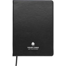 Carnet personnalisé en PVC A5 pour entreprise - Ellis Matières : papier Couleurs : noir cadeau entreprise pas cher