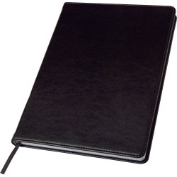 Carnet personnalisé en PVC A5 pour entreprise - Ellis Matières : papier Couleurs : noir goodies publicitaire événementiel