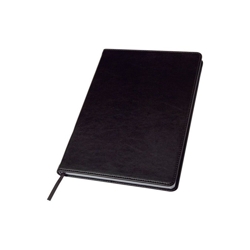 Carnet personnalisé en PVC A5 pour entreprise - Ellis Matières : papier Couleurs : noir goodies publicitaire événementiel