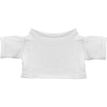 T-shirt personnalisé pour peluche Viviana Matières : coton Couleurs : blanc personnalisable avec votre logo