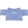T-shirt personnalisé pour peluche Viviana Matières : coton Couleurs : blanc cadeau entreprise pas cher