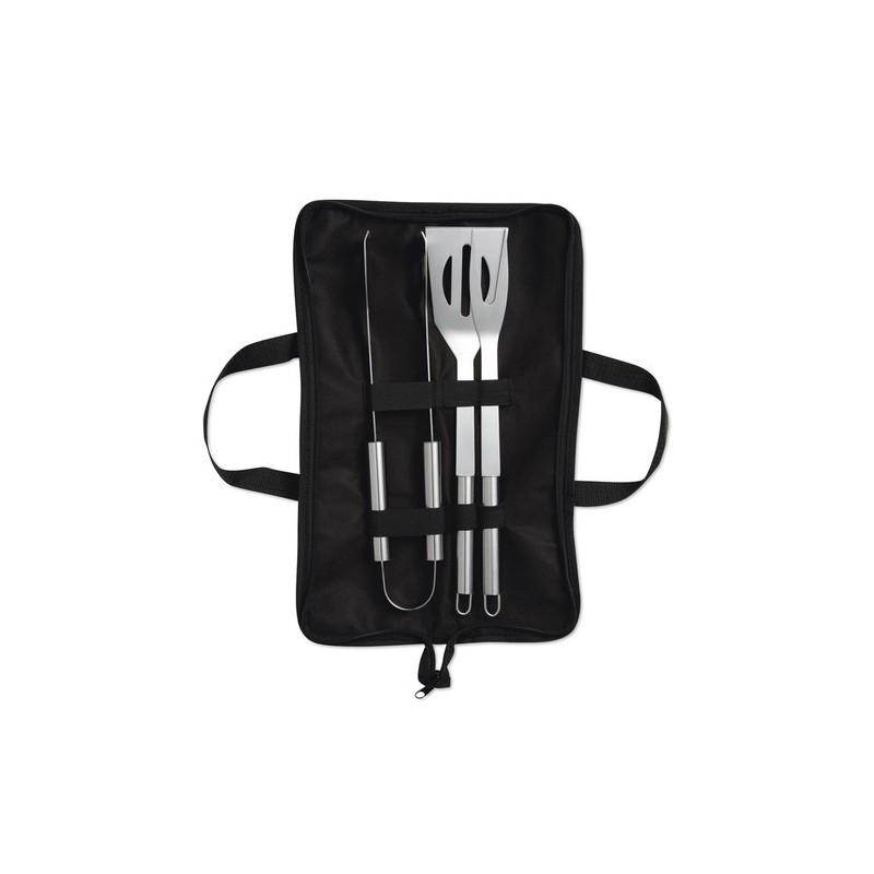 Ustensiles de barbecue personnalisables - SHAKES Matières : polypropylène (PP) Couleurs : noir
