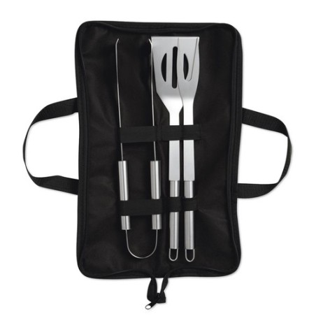 Ustensiles de barbecue personnalisables - SHAKES Matières : polypropylène (PP) Couleurs : noir