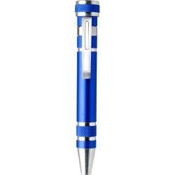 Tournevis Personnalisé Publicitaire Alyssa Matières : acier Couleurs : bleu cobalt personnalisable avec votre logo