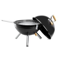 Barbecue démontable personnalisé KNOCKING Matières : métal Couleurs : noir