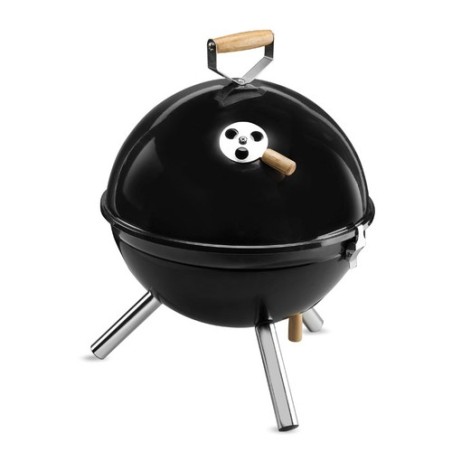 Barbecue démontable personnalisé KNOCKING Matières : métal Couleurs : noir personnalisable avec votre logo