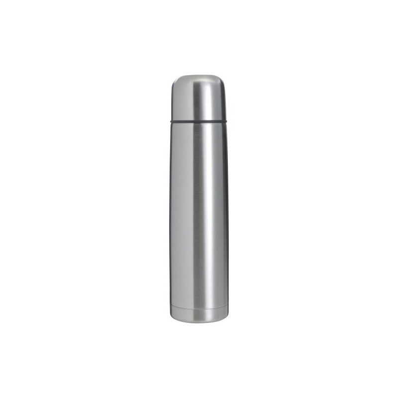 Bouteille isotherme personnalisée en acier inoxydable de 1 000 ml - Quentin Matières : acier inoxydable Couleurs : argenté goodi