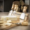 Plateau en bois  à fromage - Cadeau d'entreprise Arlo Matières : bois Couleurs : brun impression haute définition