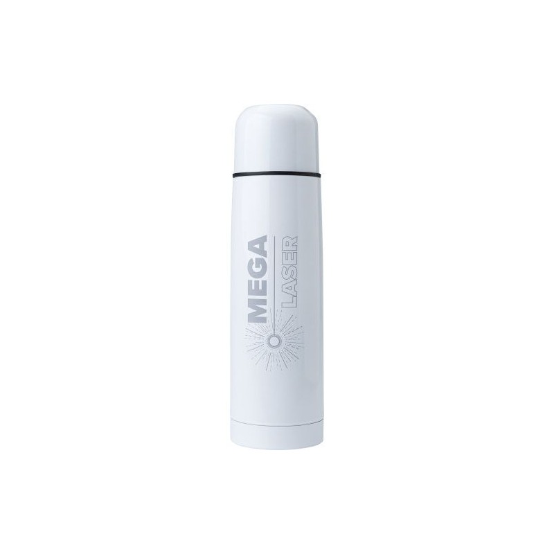 Bouteille isotherme personnalisée en acier inoxydable de 500 ml Mona Matières : acier inoxydable Couleurs : noir goodies personn