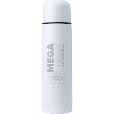Bouteille isotherme personnalisée en acier inoxydable de 500 ml Mona Matières : acier inoxydable Couleurs : noir goodies personn