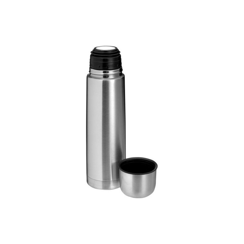 Bouteille isotherme personnalisée en acier inoxydable de 500 ml Mona Matières : acier inoxydable Couleurs : noir cadeau affaires