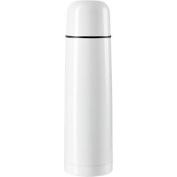 Bouteille isotherme personnalisée en acier inoxydable de 500 ml Mona Matières : acier inoxydable Couleurs : blanc livraison expr